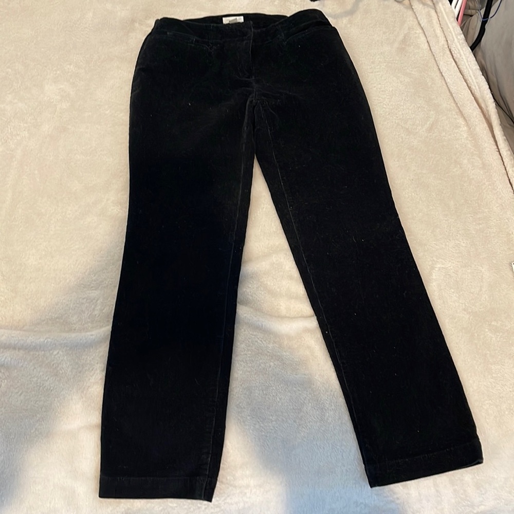 NWT black micro corduroy pants 2p